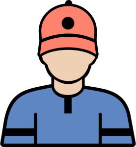 boy with cap icon